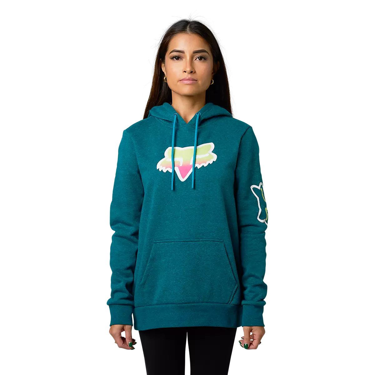 Fox Racing - Vizen Pullover Fleece-Heather Maui Blue (29969-492)