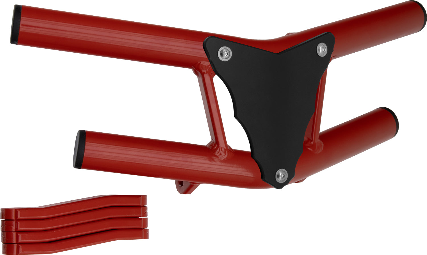 Crosspro - Front Bumper Waspe Lite For Aeon Cobra 350-Red Tube / Black Plate
