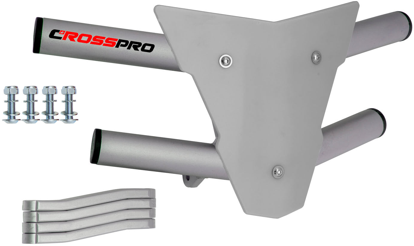 Crosspro - Front Bumper Waspe For SMC Ram 520-Ice Polish Tube / White Plate