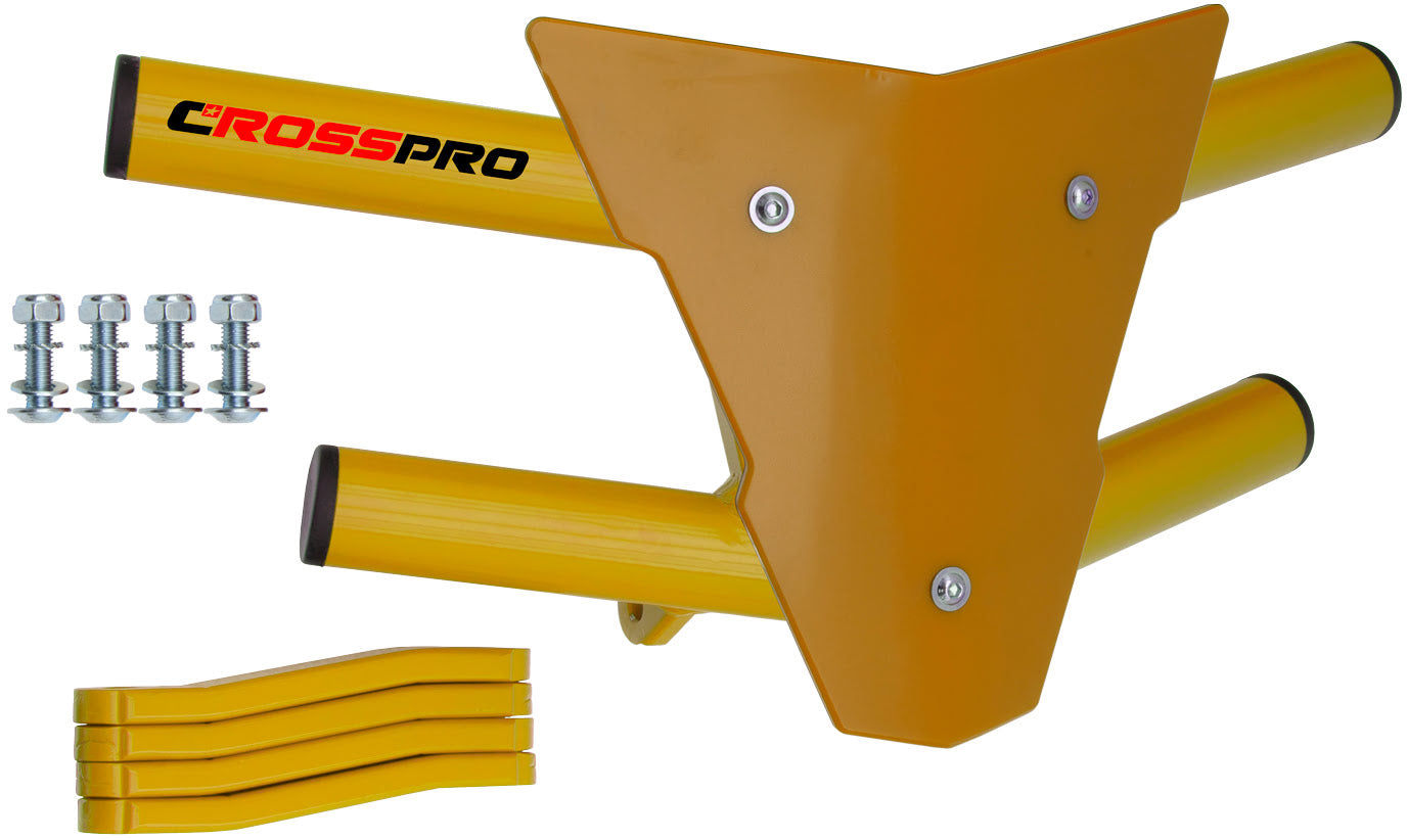 Crosspro - Front Bumper Waspe For Yamaha YFZ 350 Banshee-Yellow Tube / Yellow Plate