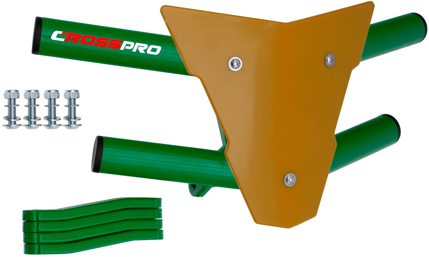 Crosspro - Front Bumper Waspe For SMC Ram 520-Green Tube / Yellow Plate