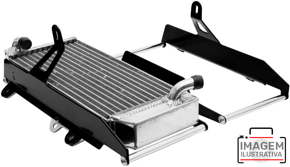 Crosspro - Aluminum Radiator Guard Light For Kawasaki KX 250F-Black