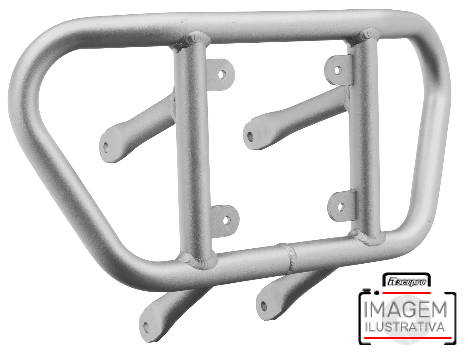 Crosspro - Tube for Front Bumper CR02 For Arctic Cat 400 DVX, Honda TRX 400, TRX 450, Honda TRX 400, Kawasaki KFX 400, Suzuki LT-Z 400-Ice Polish Tube