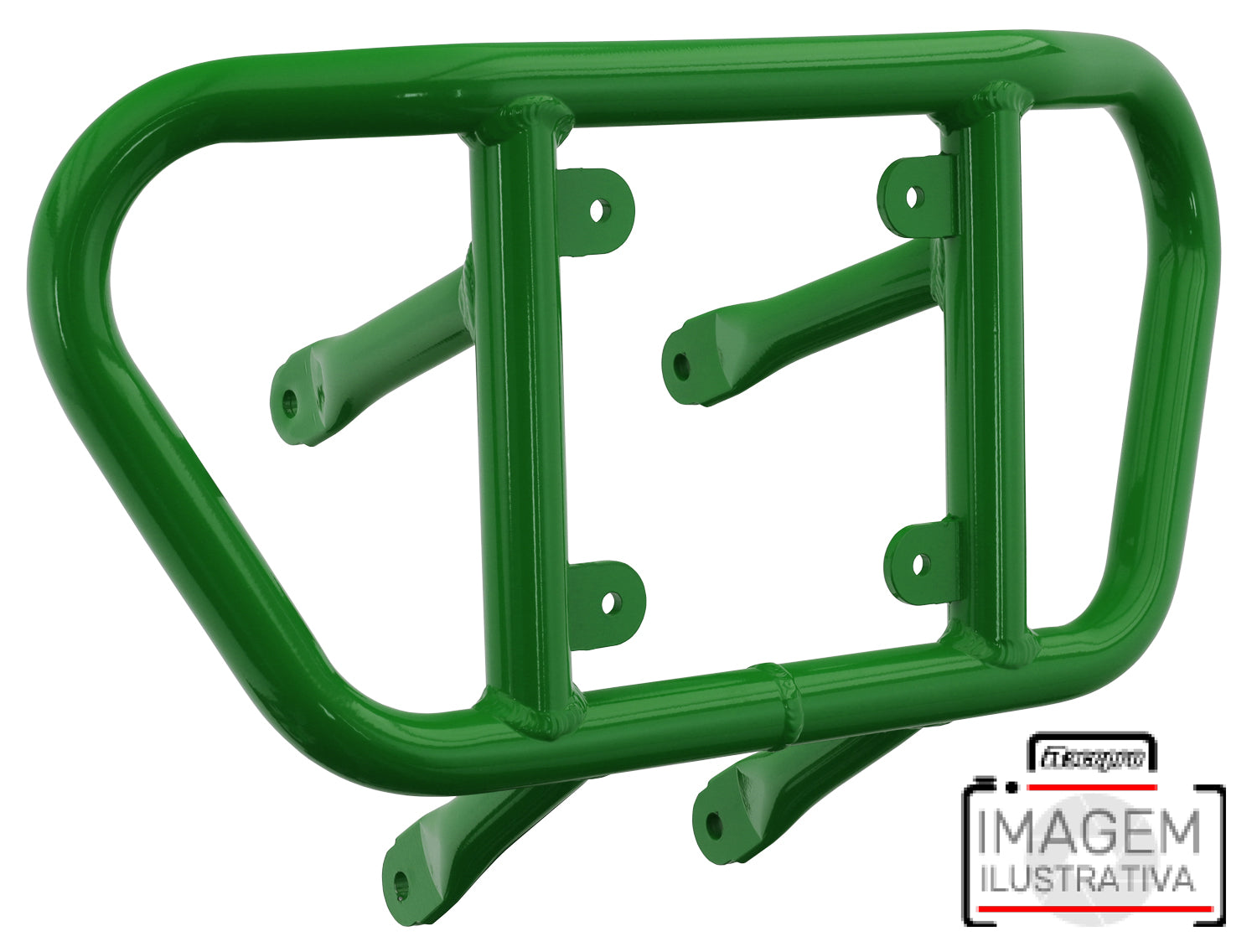 Crosspro - Tube for Front Bumper CR02 For Yamaha YFM 660 Raptor-Green Tube