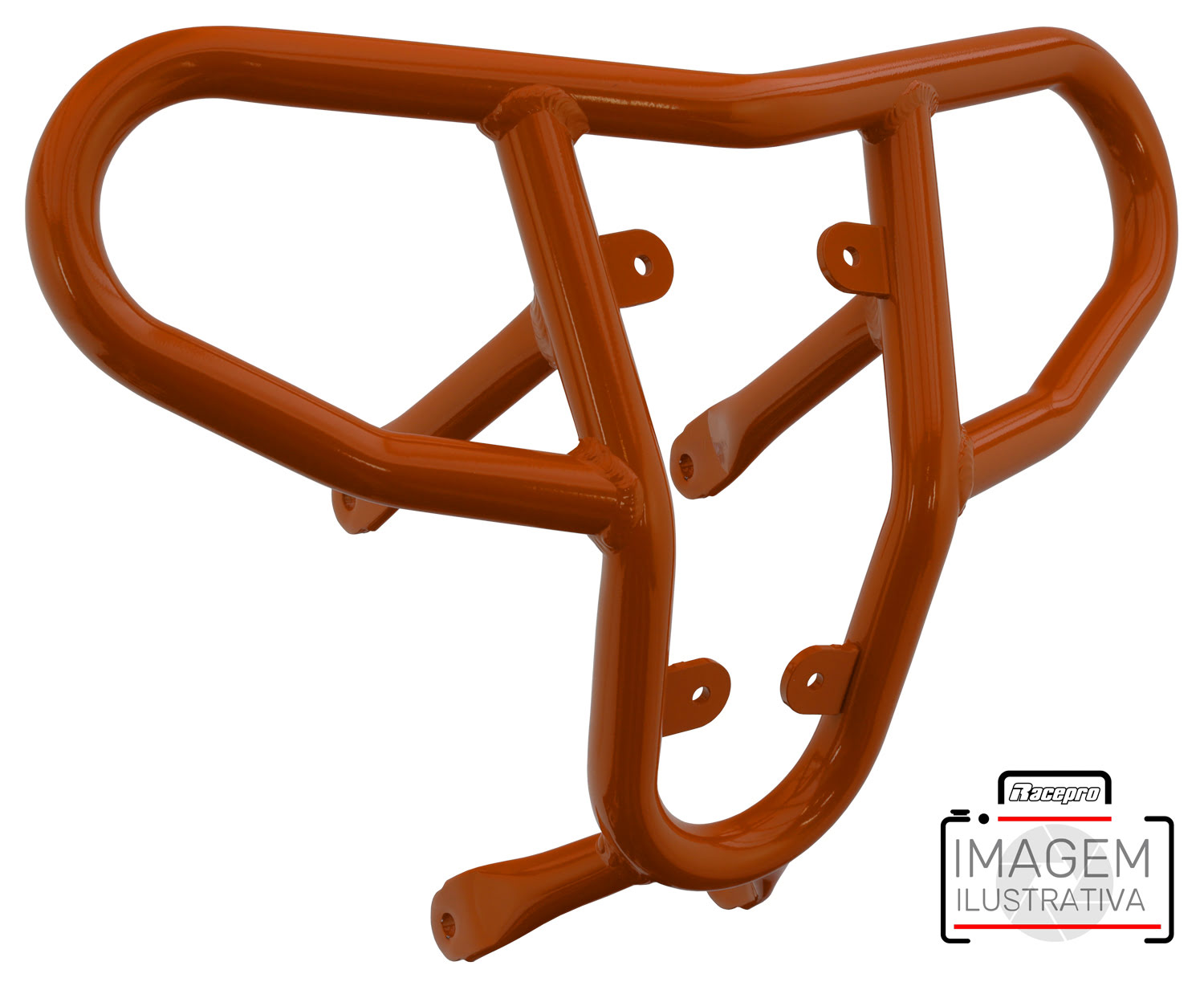 Crosspro - Tube for Front Bumper CR04 For Can Am (BRP) DS 450-Orange Tube