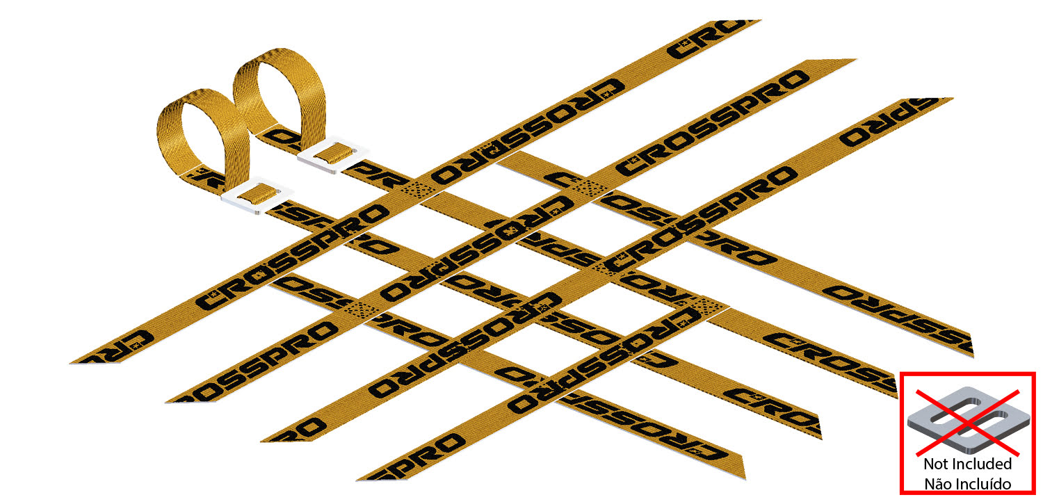 Crosspro - Replacement Nerf Bar Belts / Net (3x4x4)