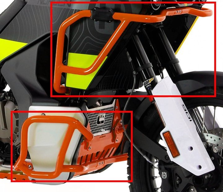 Crosspro - Aluminum Trail Upper & Lower Crash Bar for Husqvarna Norden 901