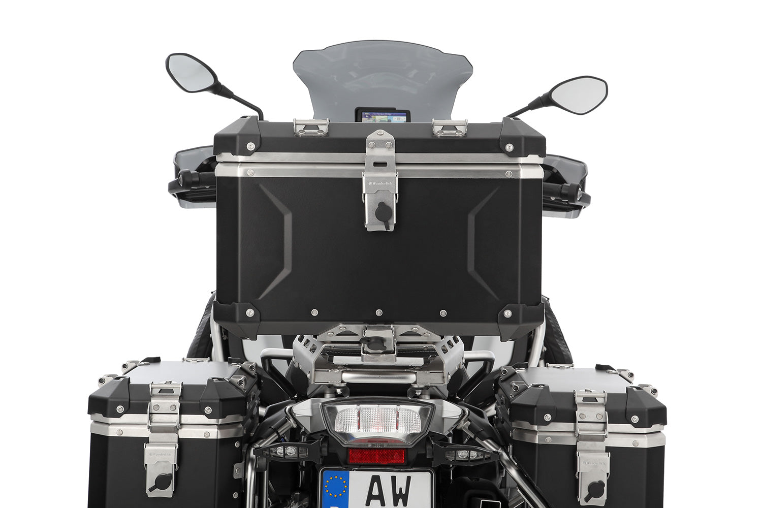 EXTREME maXLine topcase with a staggering 47 litres of storage volume - so big that you can stow a standard helmet in it