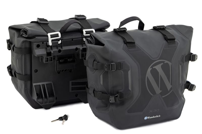 Wunderlich - X-Luggage System Water Resistant Side Bags with Carrier for M 1000 XR