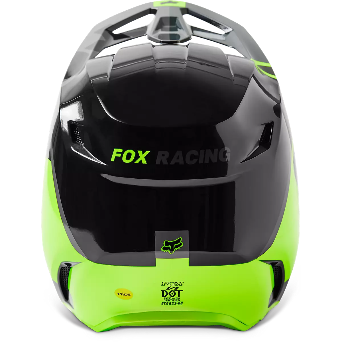 Fox Racing - V1 Xpozr Helmet Dot/Ece Youth-Black/Grey (30264-014)