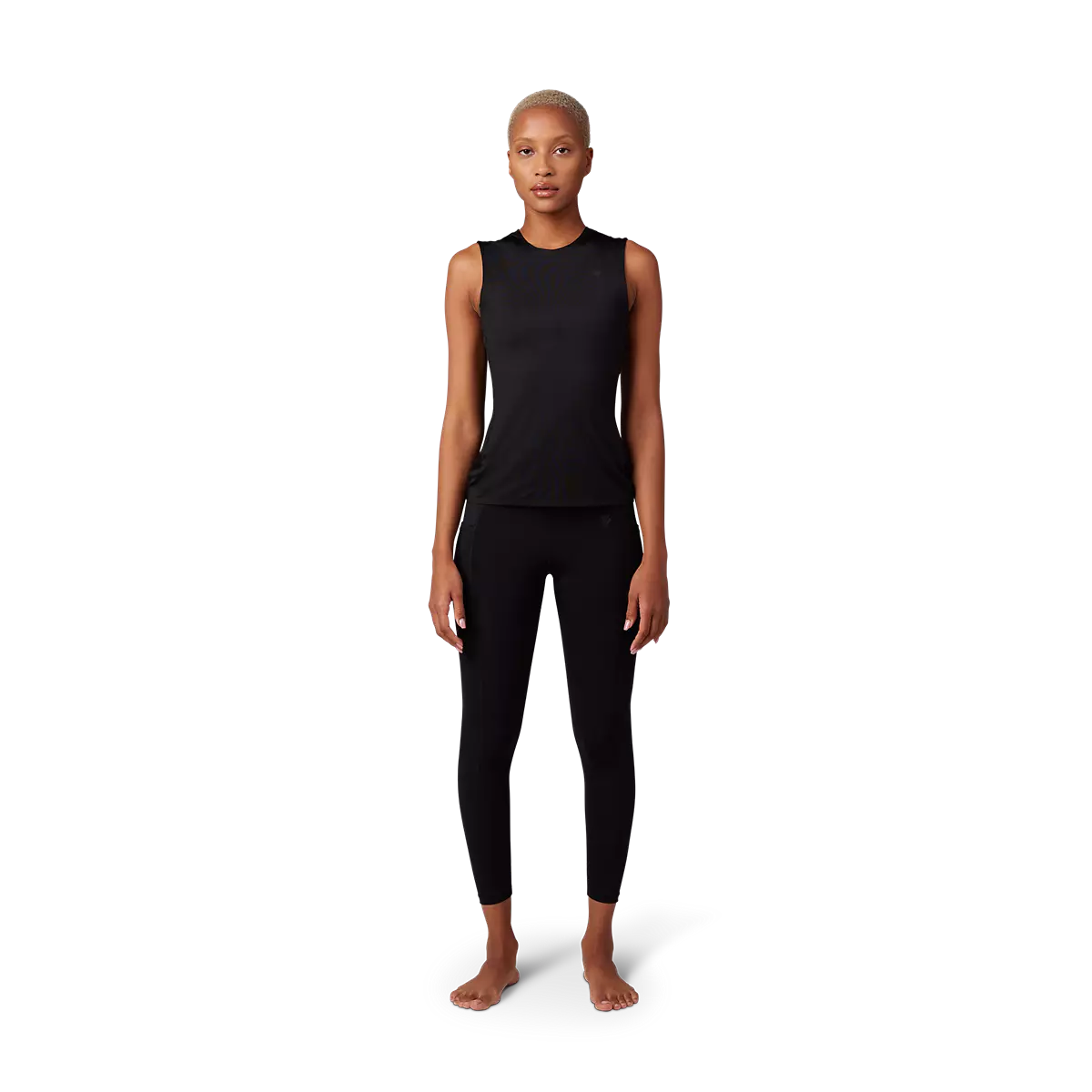 Fox Racing - Womens Tecbase Sleeveless Shirt-Black (30306-001)