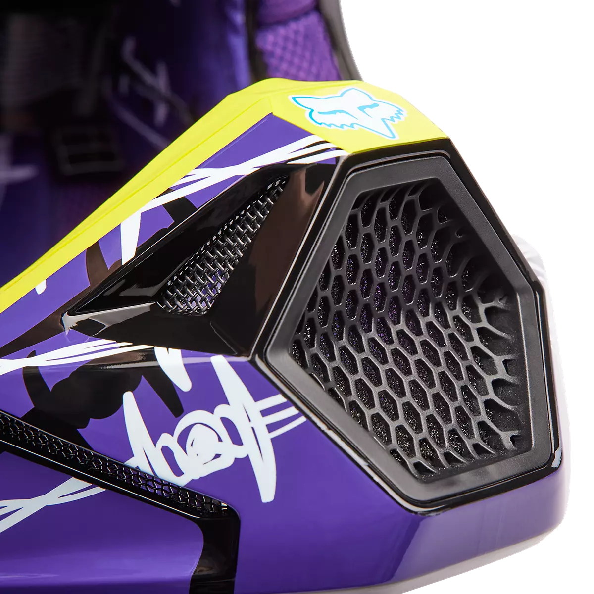 Fox Racing - V1 Barbed Wire Se-Black/Blue (30435-013)