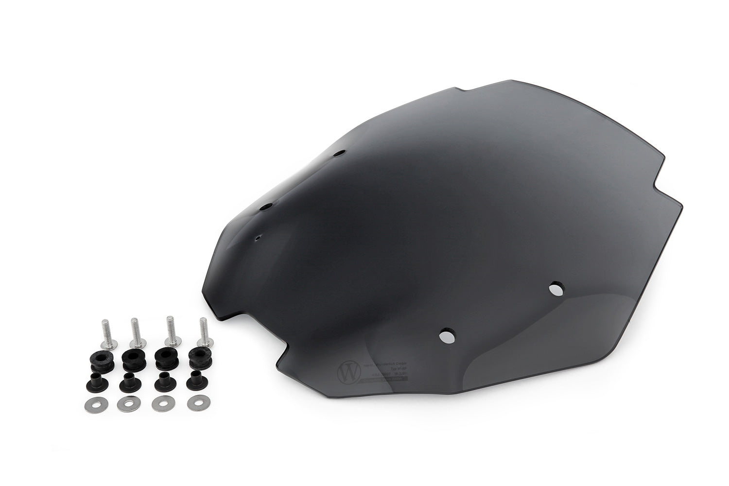 Windshield specially developed for sporty, ambitious riders