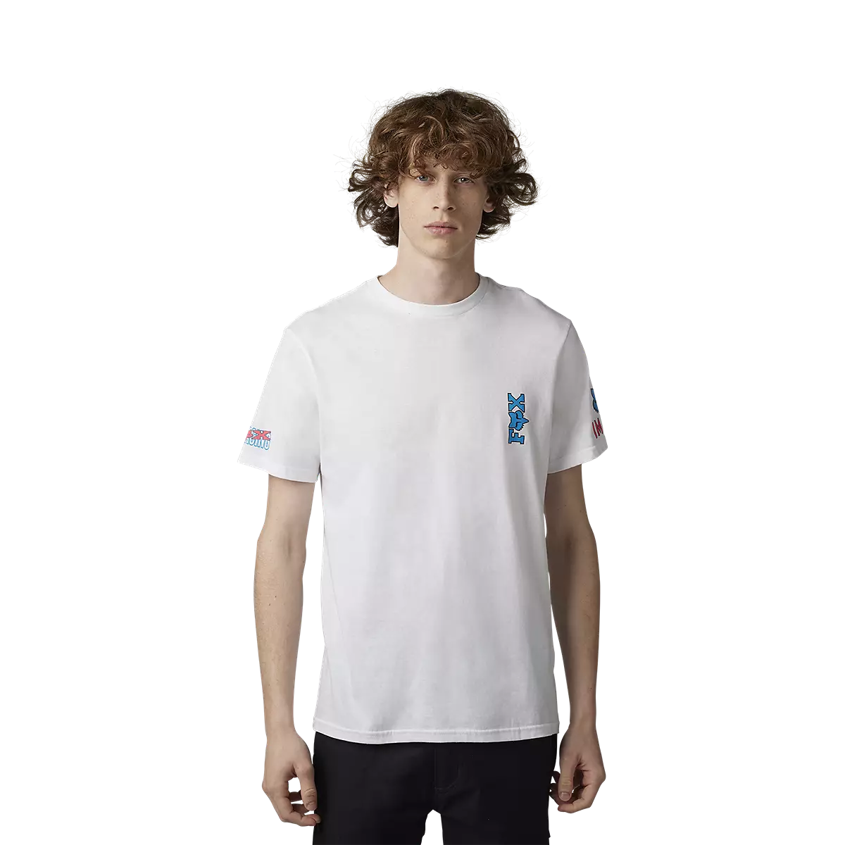 Fox Racing - Barb Wire Short Sleeve Premium Tee-Optic White (30524-190)