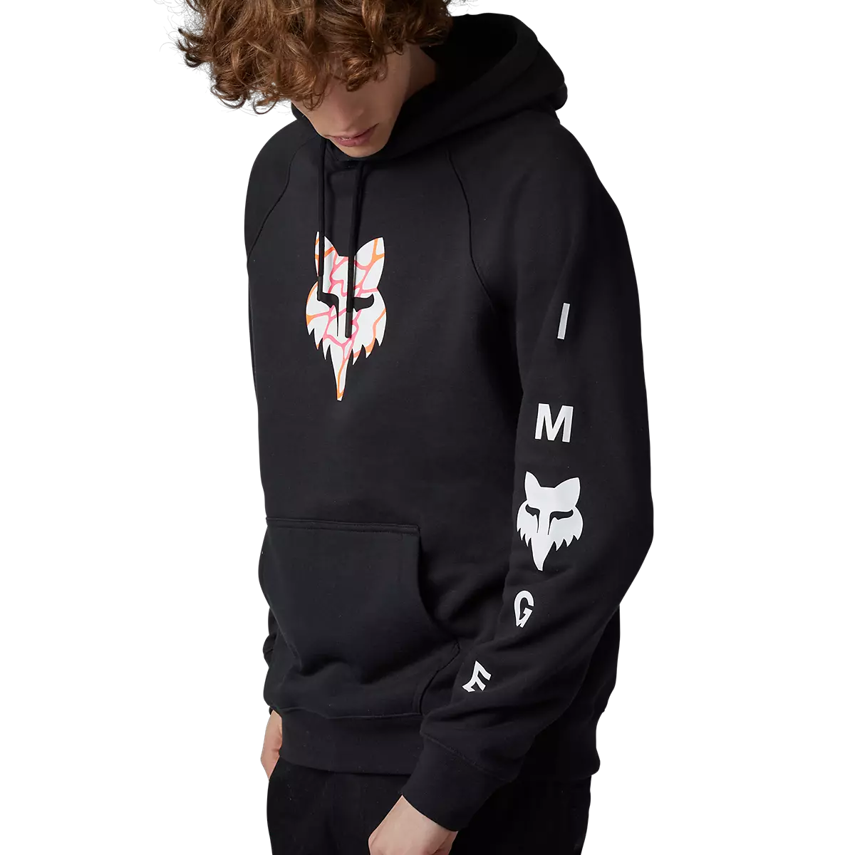 Fox Racing - Ryvr Raglan Pullover Hoodie-Black (30577-001)