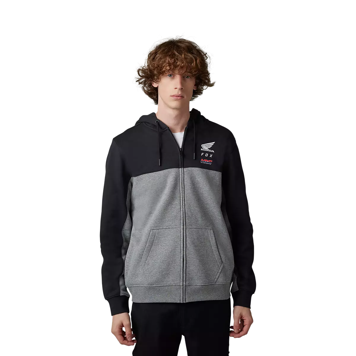 Fox Racing - Fox X Honda Zip Hoodie-Black (30578-001)