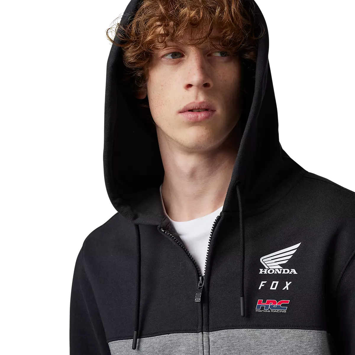 Fox Racing - Fox X Honda Zip Hoodie-Black (30578-001)