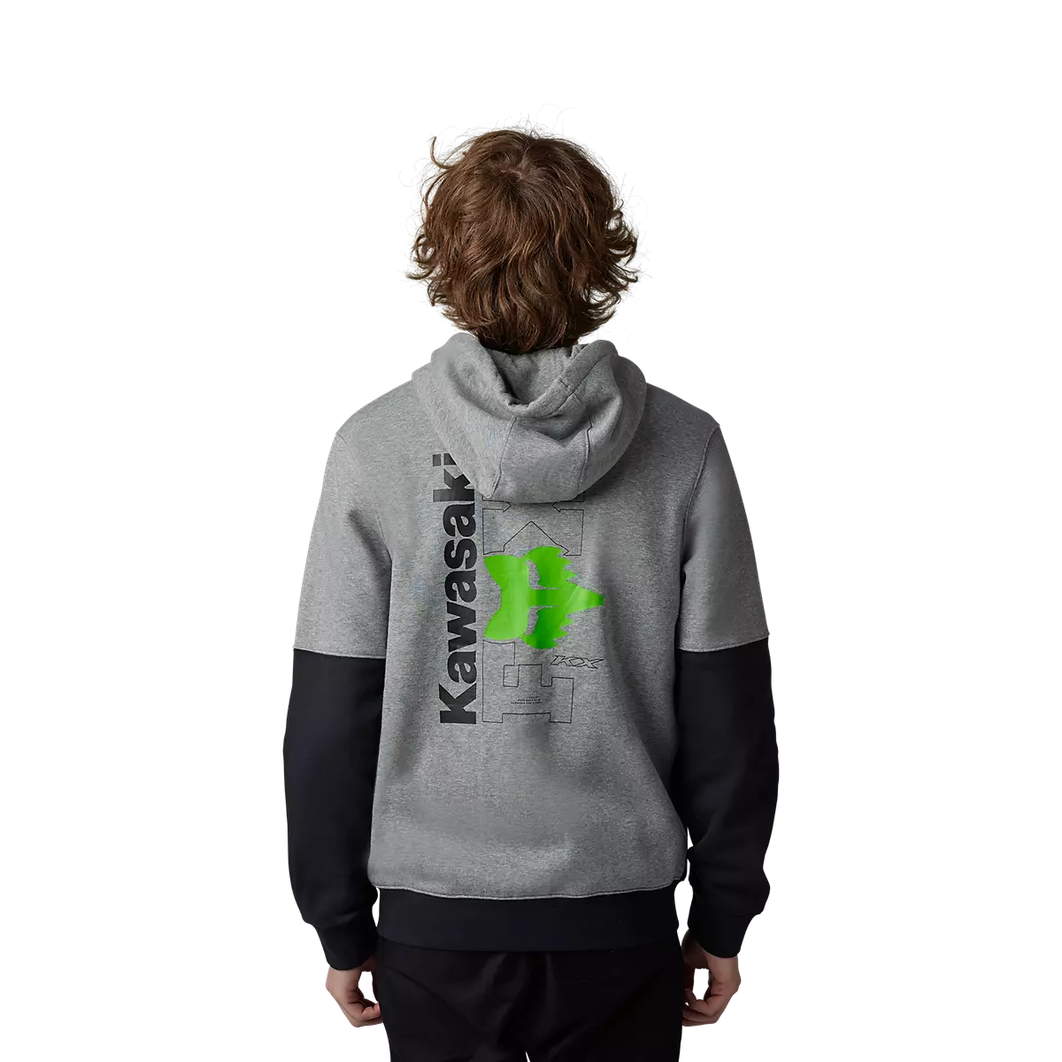 Fox Racing - Fox X Kawasaki Zip Hoodie-Heather Graphite (30579-185)