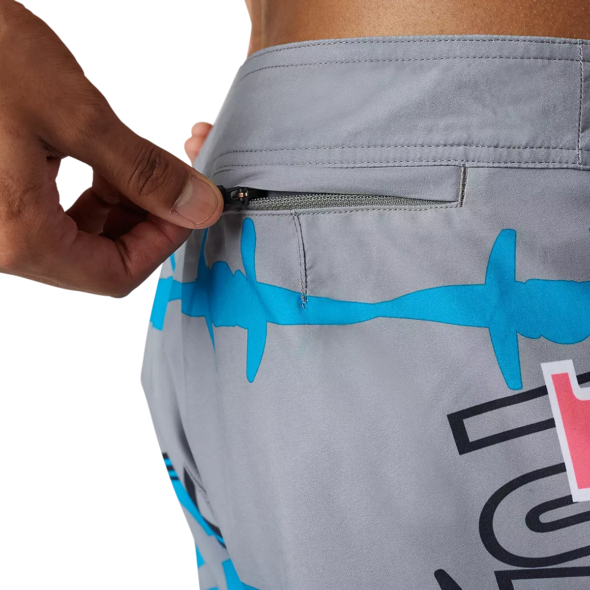 Fox Racing - Barb Wire Boardshorts 19"-Blue/Grey (30725-024)