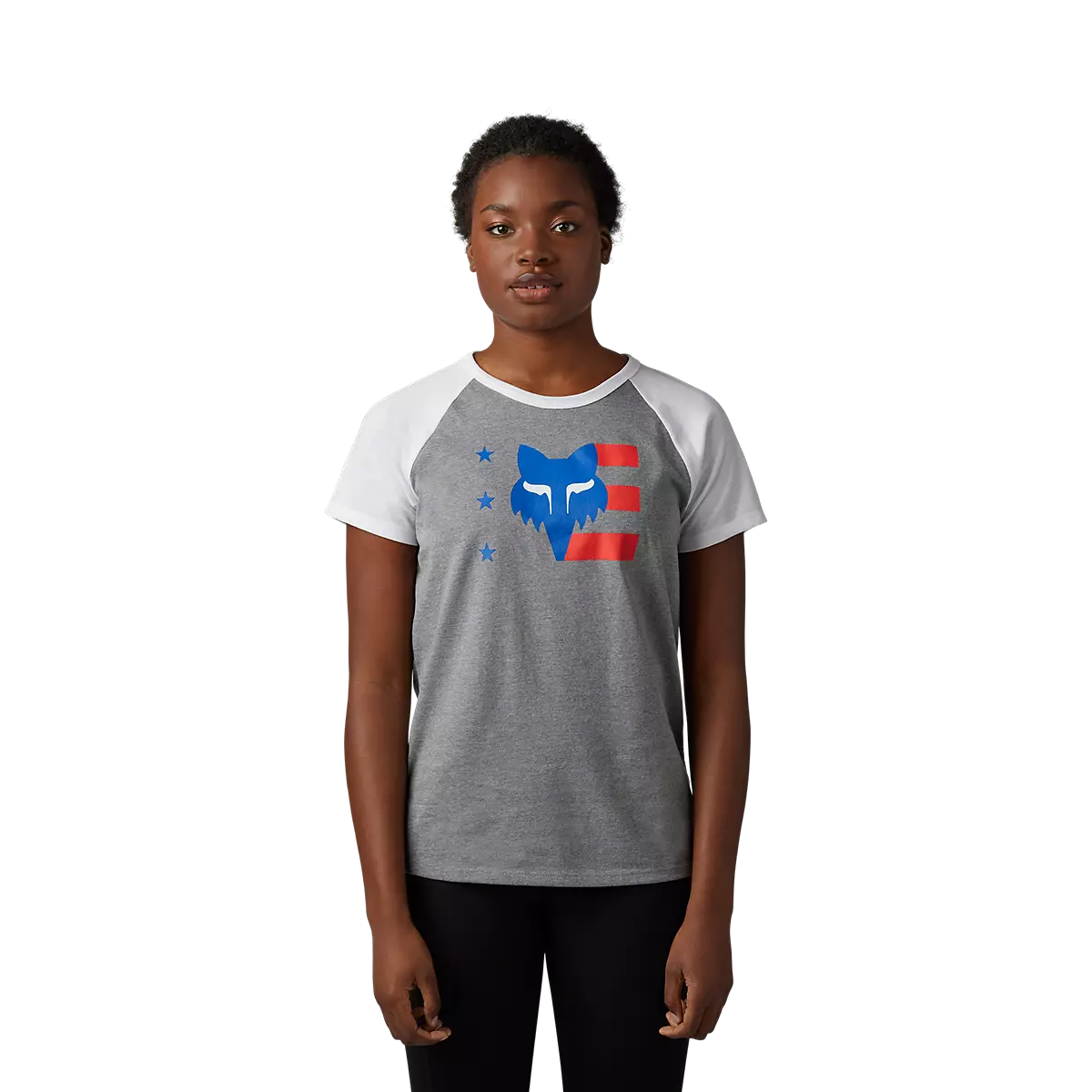 Fox Racing - Unity Raglan Short Sleeve Tee-Heather Graphite (30792-185)