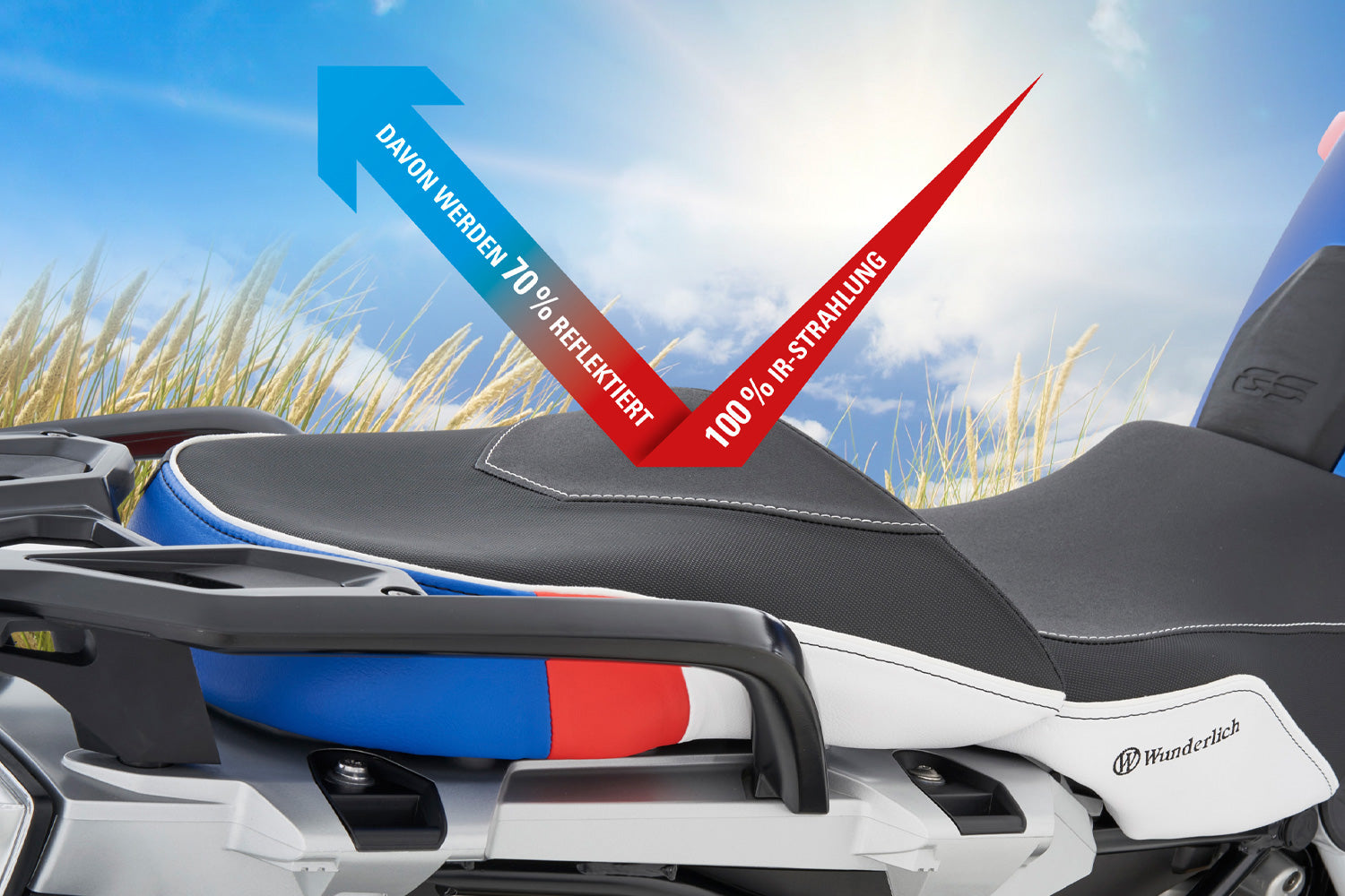 Wunderlich rider seat AKTIVKOMFORT with aftermarket seat heating-30902-012