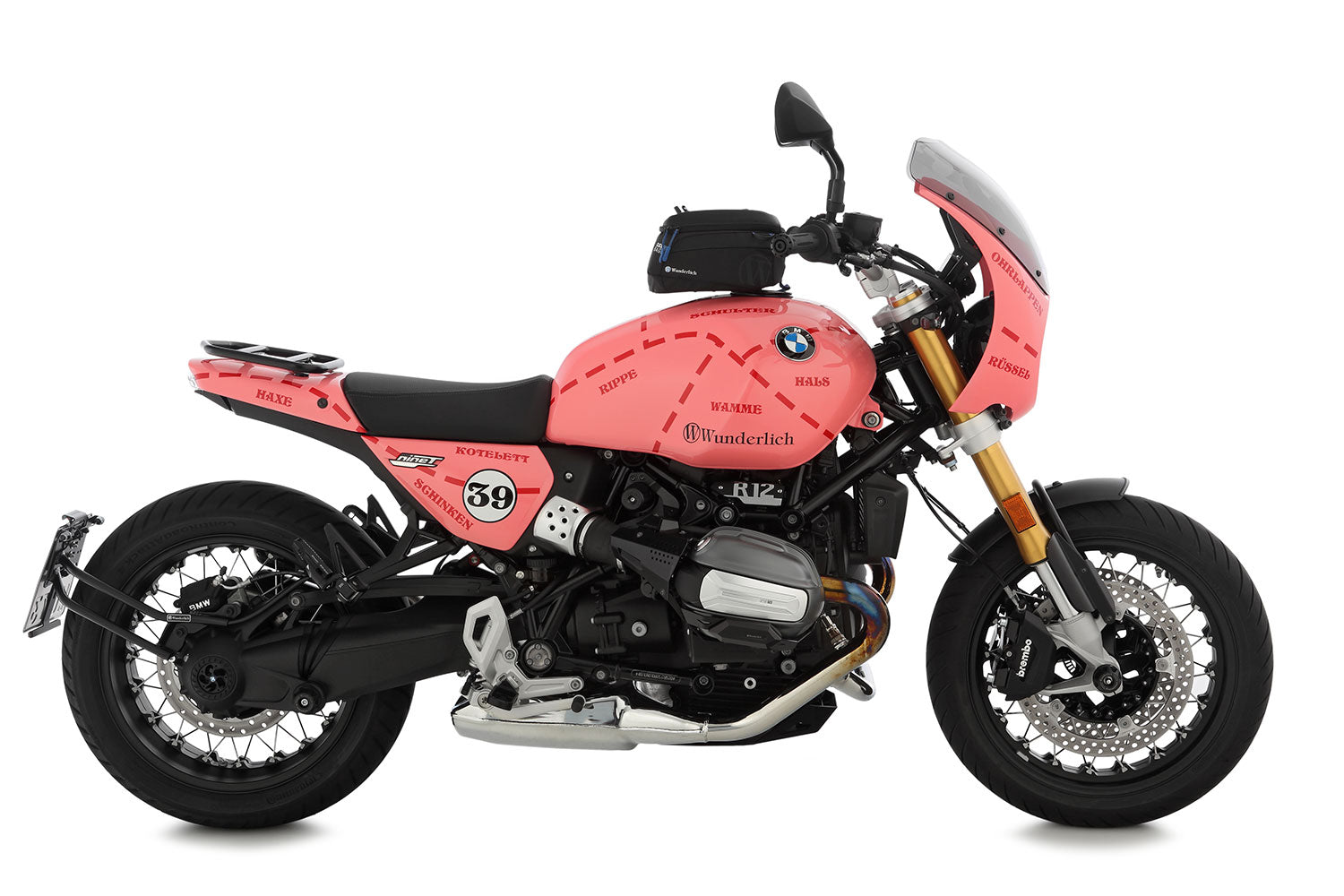 Wunderlich handlebar riser ERGO R 12 (+R 12 nineT) - complete your BMW ✔ Premium components ✔ Integrated design ➜ Order now