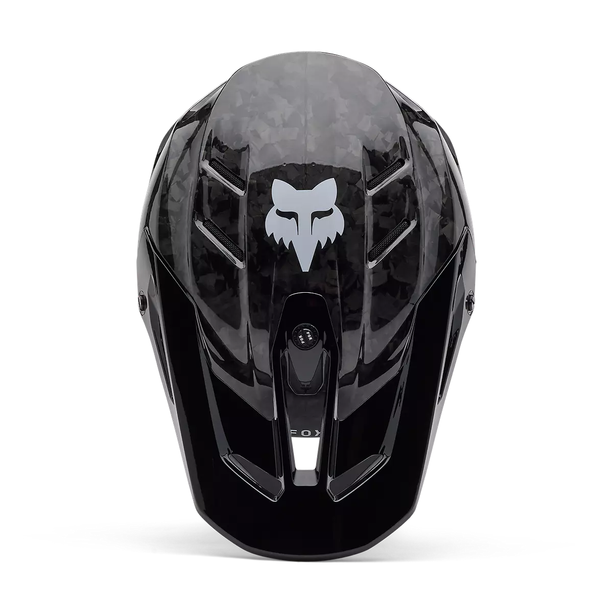 Fox Racing - V3 RS Carbon Solid Helmet-Black (31361-001)