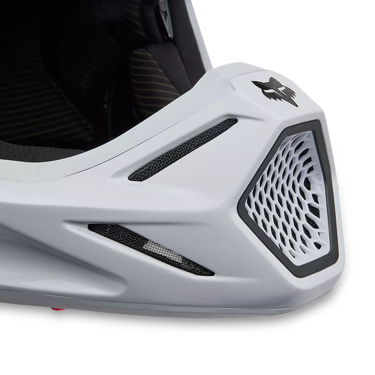 Fox Racing - V3 RS Carbon Solid Helmet-White (31361-008)