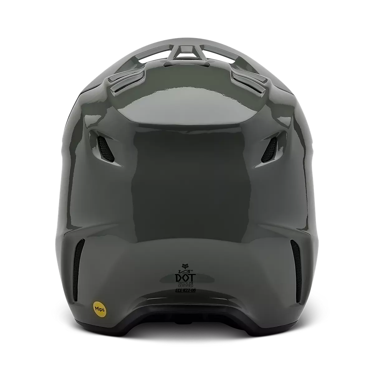 Fox Racing - V3 RS Carbon Solid Helmet-Dark Stone (31361-206)