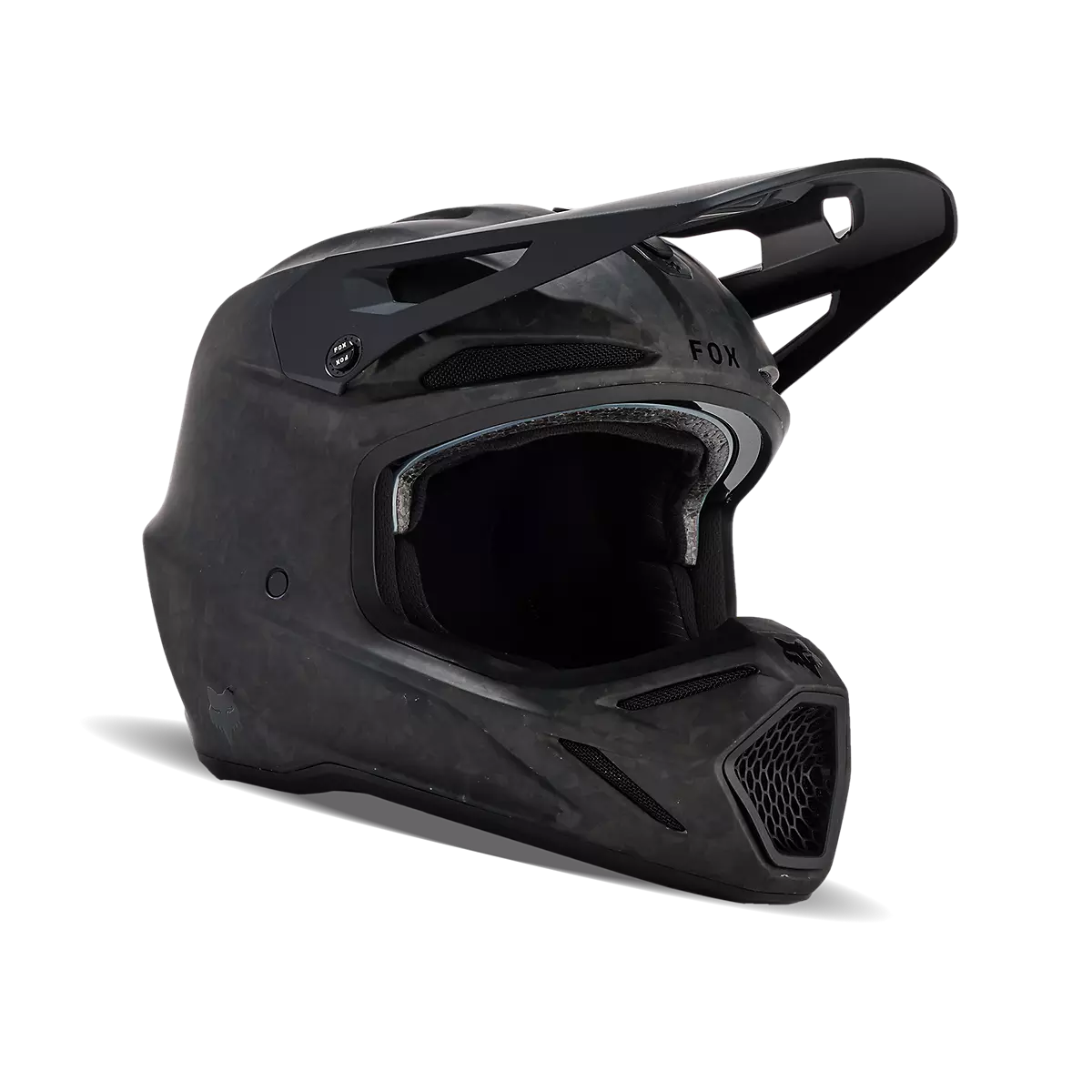 Fox Racing - V3 RS Carbon Solid Helmet-Matte Black (31361-255)