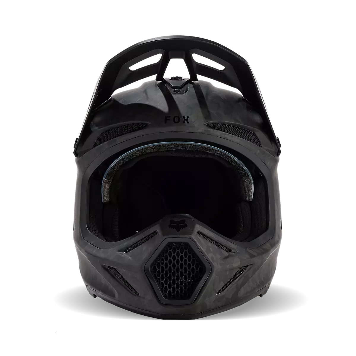 Fox Racing - V3 RS Carbon Solid Helmet-Matte Black (31361-255)