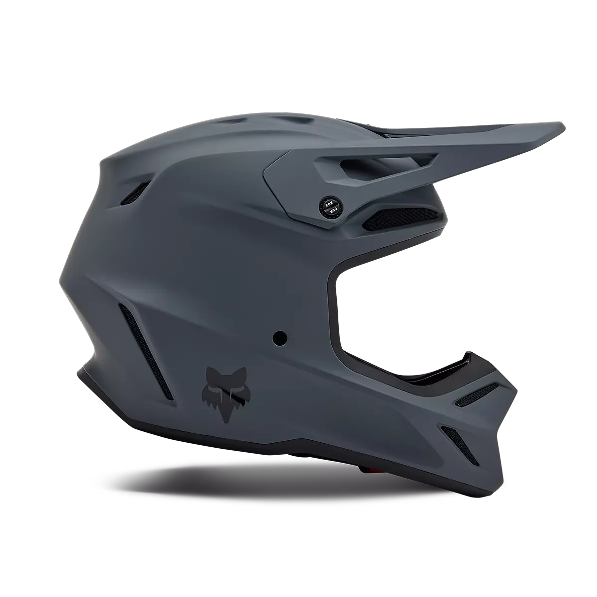 Fox Racing - V3 Solid Helmet-Graphite (31365-103)
