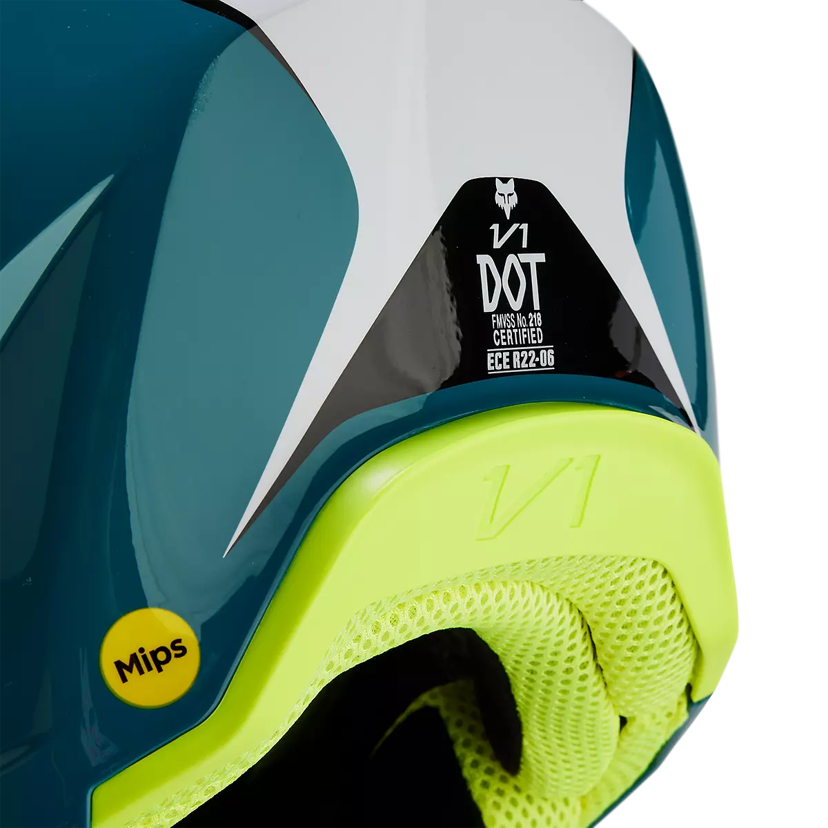 Fox Racing - V1 Nitro Helmet-Maui Blue (31370-551)