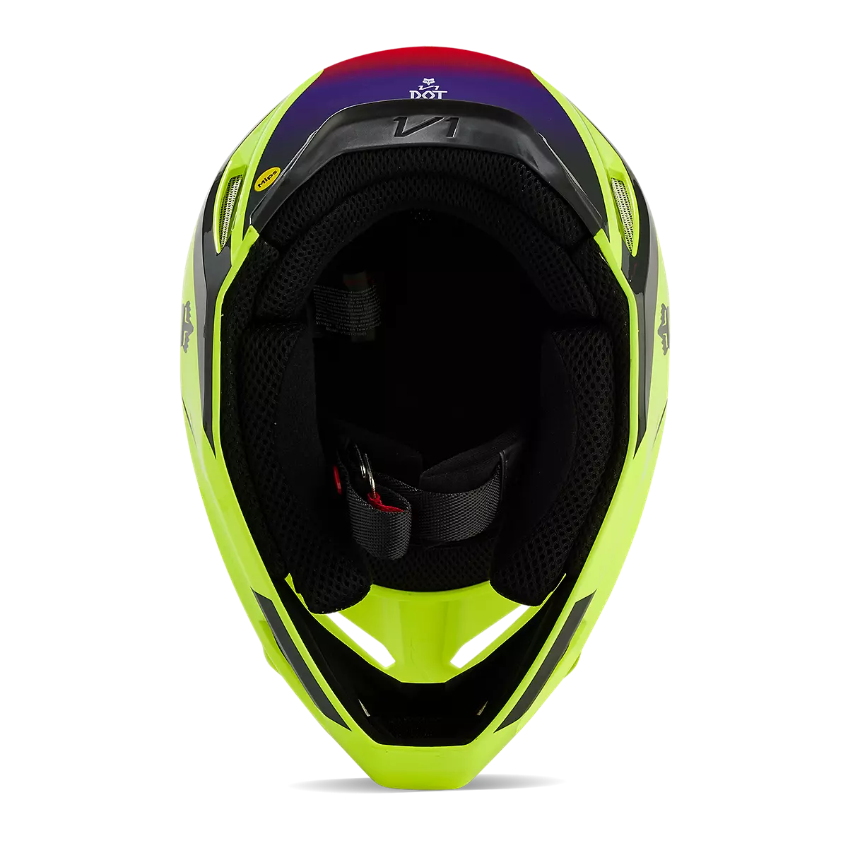 Fox Racing - V1 Flora Helmet-Yellow (31372-005)