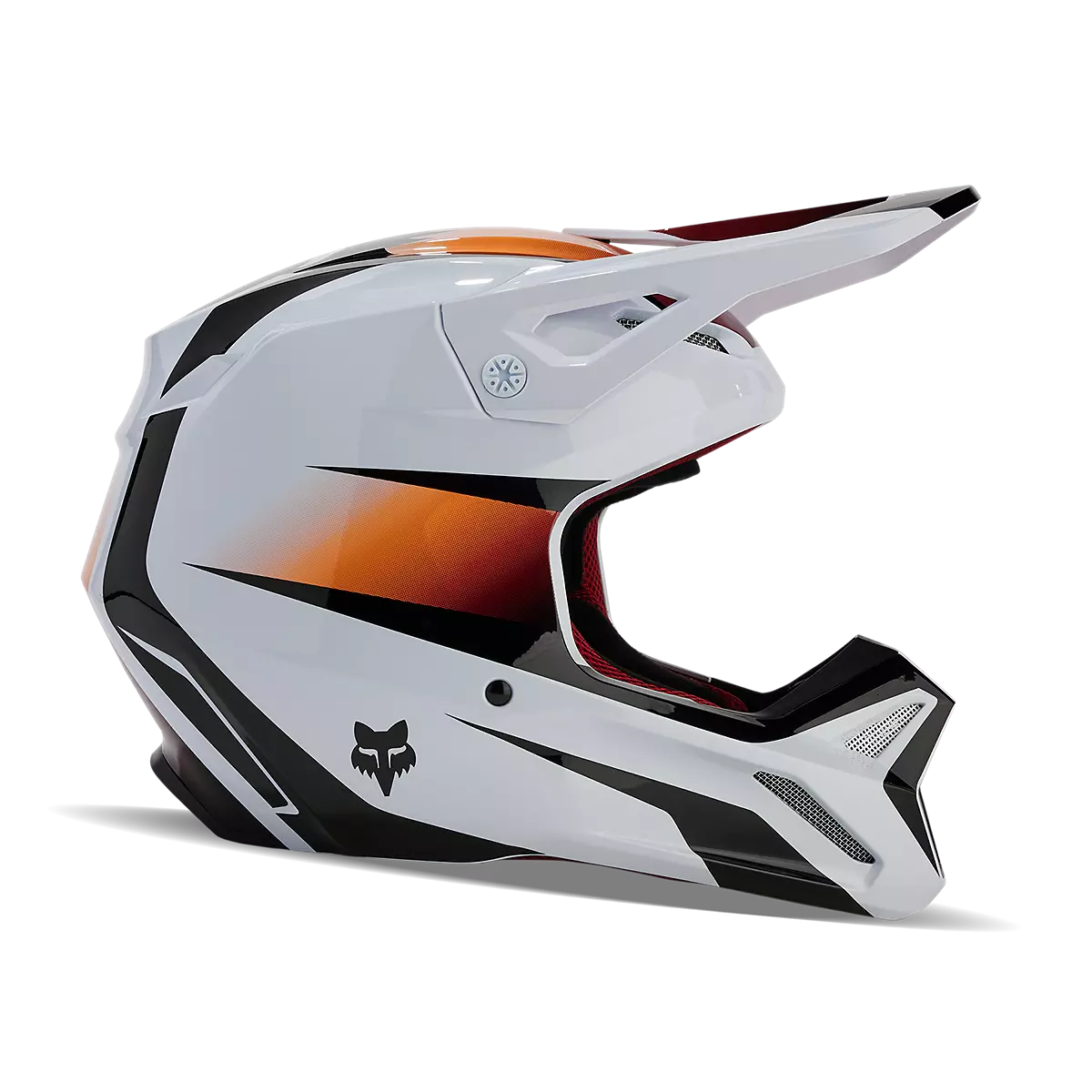 Fox Racing - V1 Flora Helmet-White/Black (31372-058)
