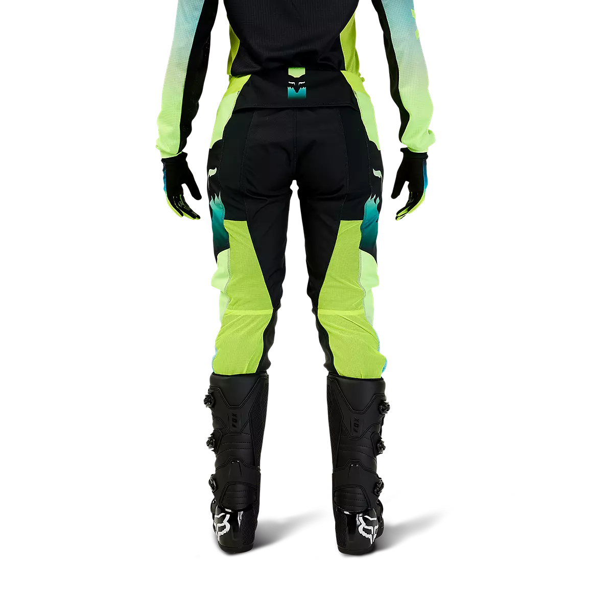 Fox Racing - Womens 180 Flora Pants-Black/Yellow (31386-019)
