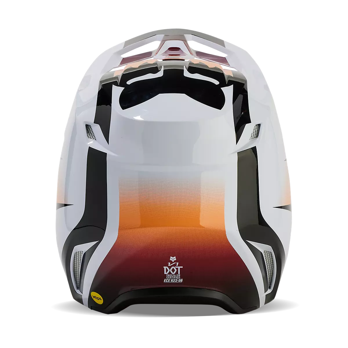 Fox Racing - V1 Flora Helmet Youth-White/Black (31402-058)