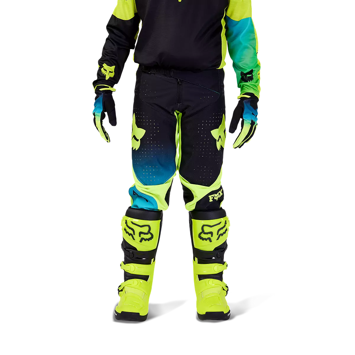 Fox Racing - Youth 360 Streak Pants-Black/Yellow (31410-019)