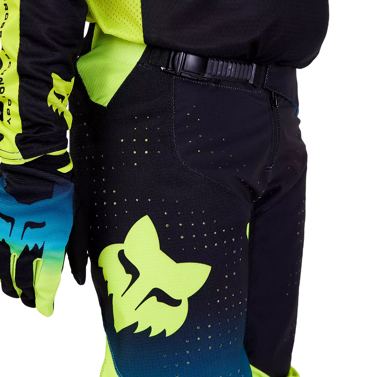 Fox Racing - Youth 360 Streak Pants-Black/Yellow (31410-019)