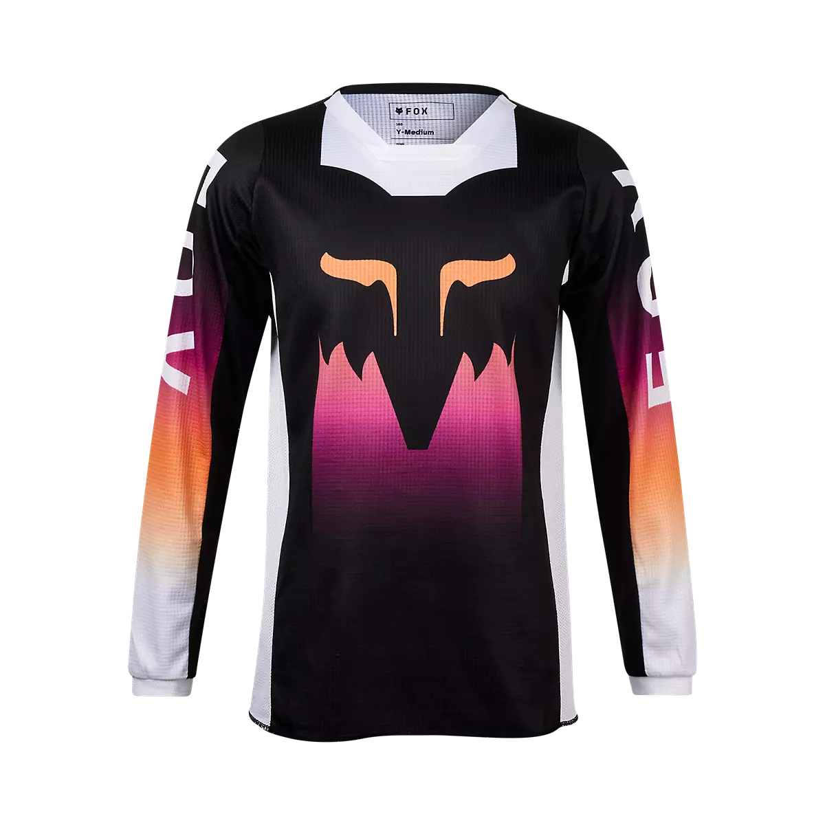 Fox Racing - Youth Girls 180 Flora Jersey-Black/Pink (31434-285)