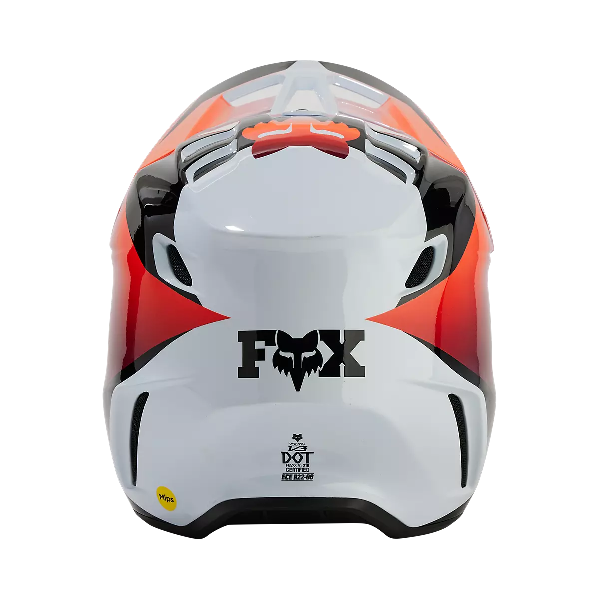 Fox Racing - V3 Streak Helmet Youth-White (31438-008)