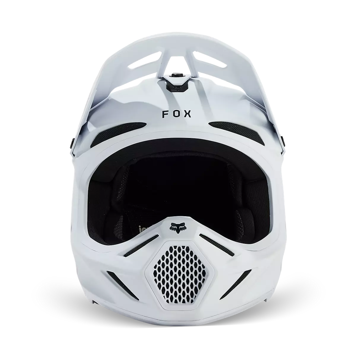 Fox Racing - V3 Solid Helmet Youth-Matte White (31439-067)