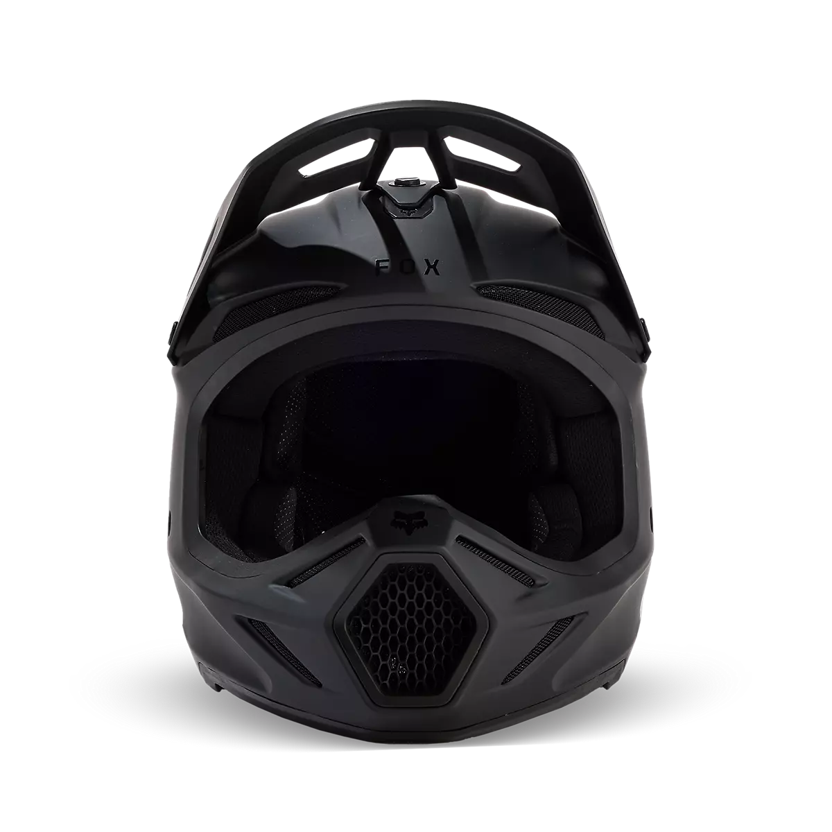 Fox Racing - V3 Solid Helmet Youth-Matte Black (31439-255)