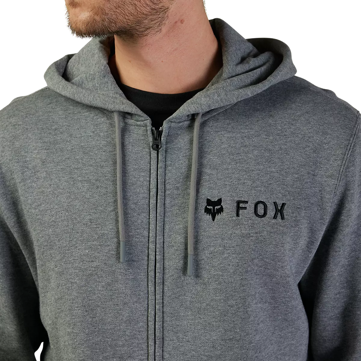 Fox Racing - Absolute Fleece Zip-Heather Graphite (31593-185)