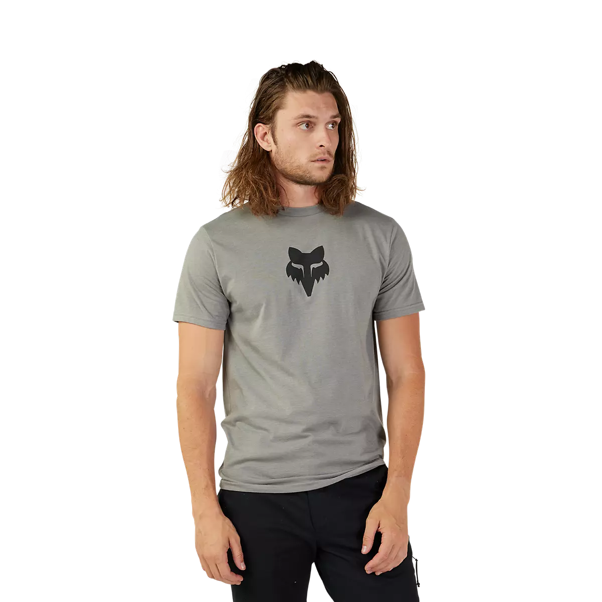 Fox Racing - Fox Head SS Prem Tee-Heather Graphite (31731-185)