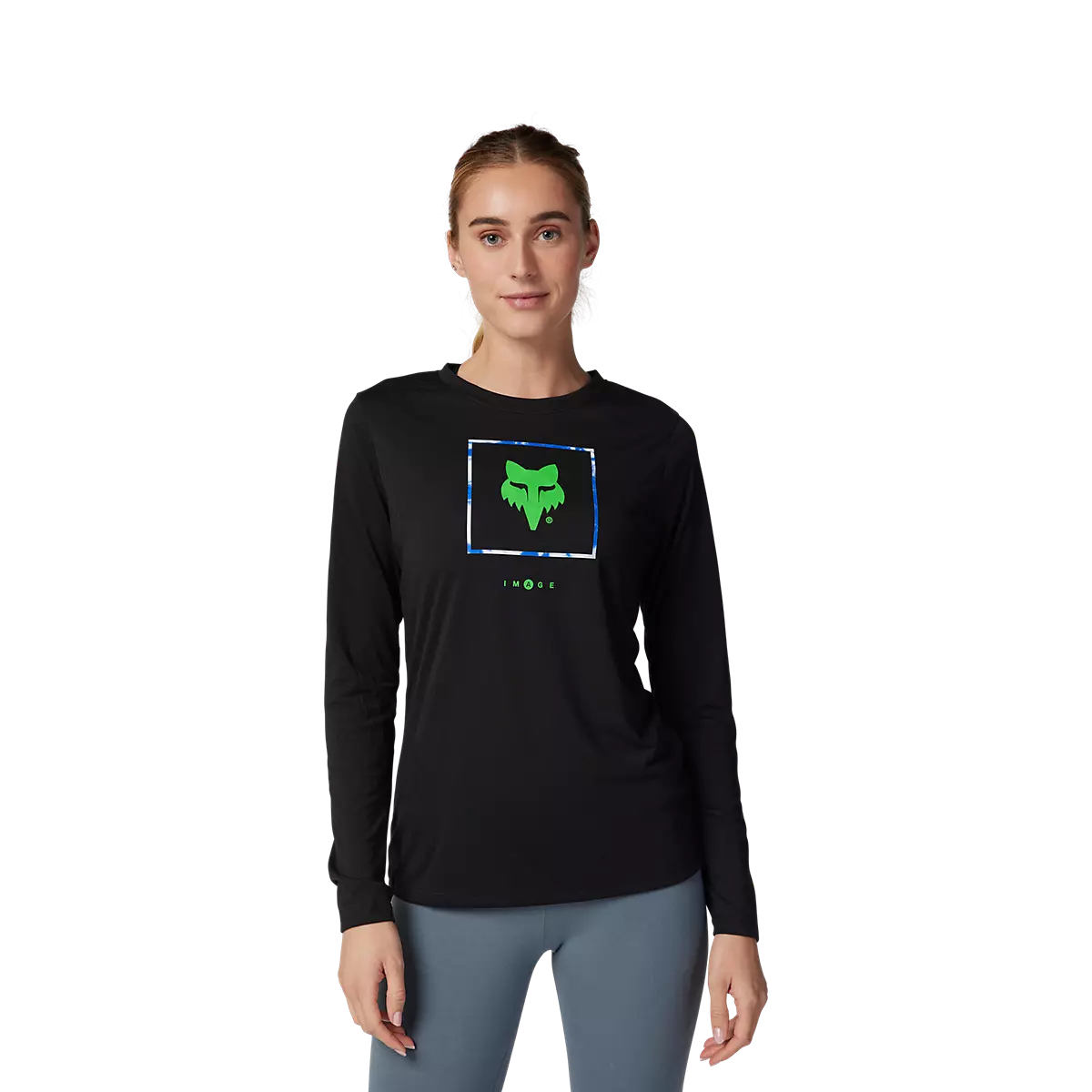 Fox Racing - Womens Atlas LS Tech Tee-Black (31768-001)