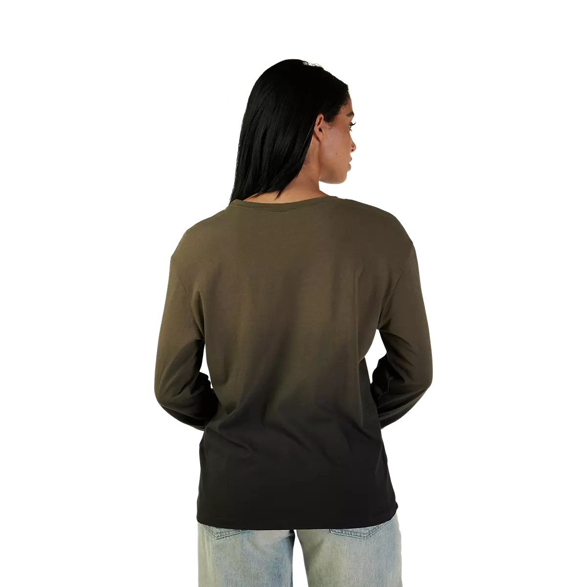 Fox Racing - Womens Sensory Dye LS Tee-Olive Green (31773-099)
