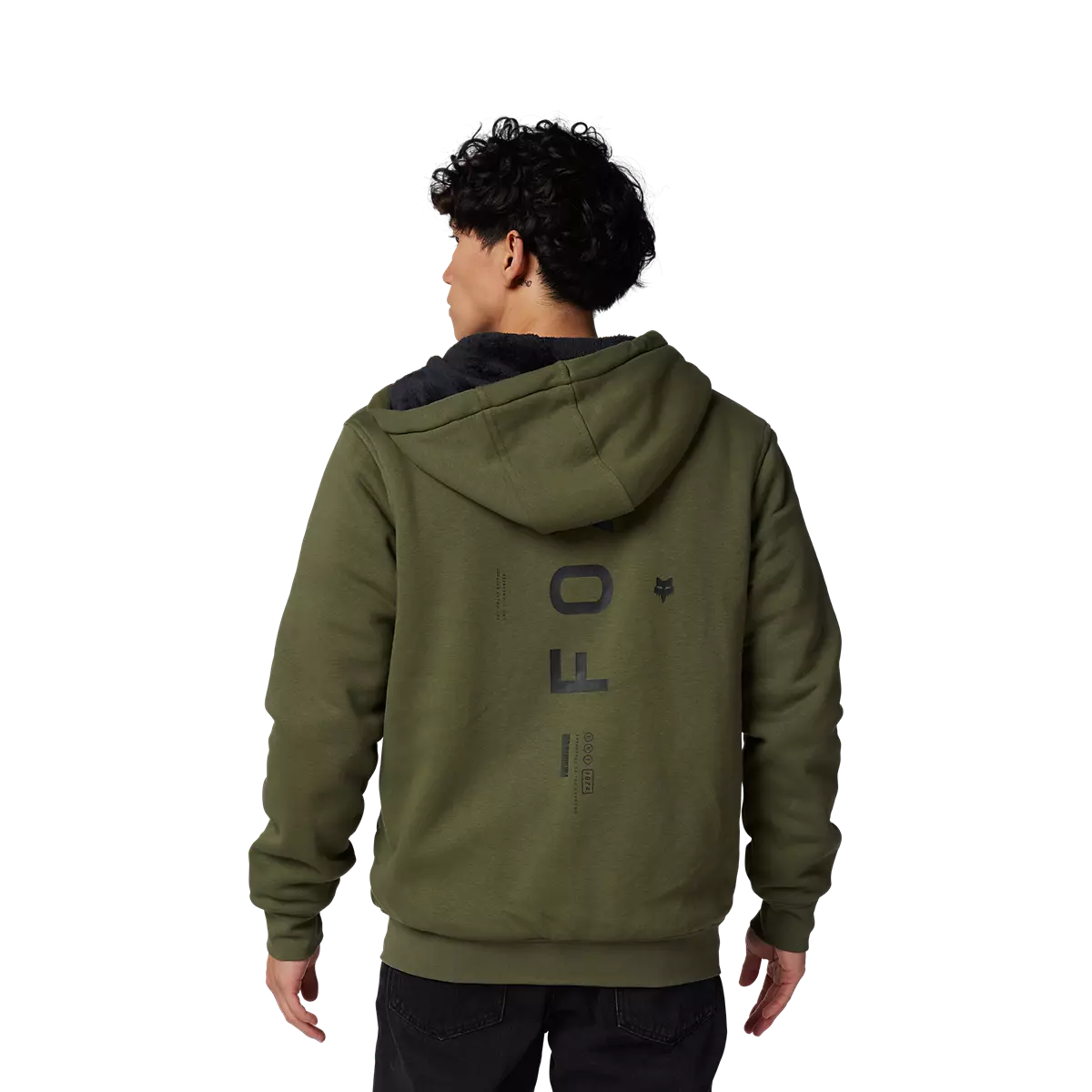 Fox Racing - Dynamic Sasquatch Zip Hoodie-Olive Green (31821-099)