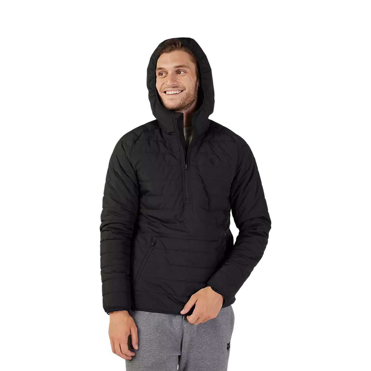 Fox Racing - Howell Hooded Puffy Anorak (31822)-Black (31822-001)
