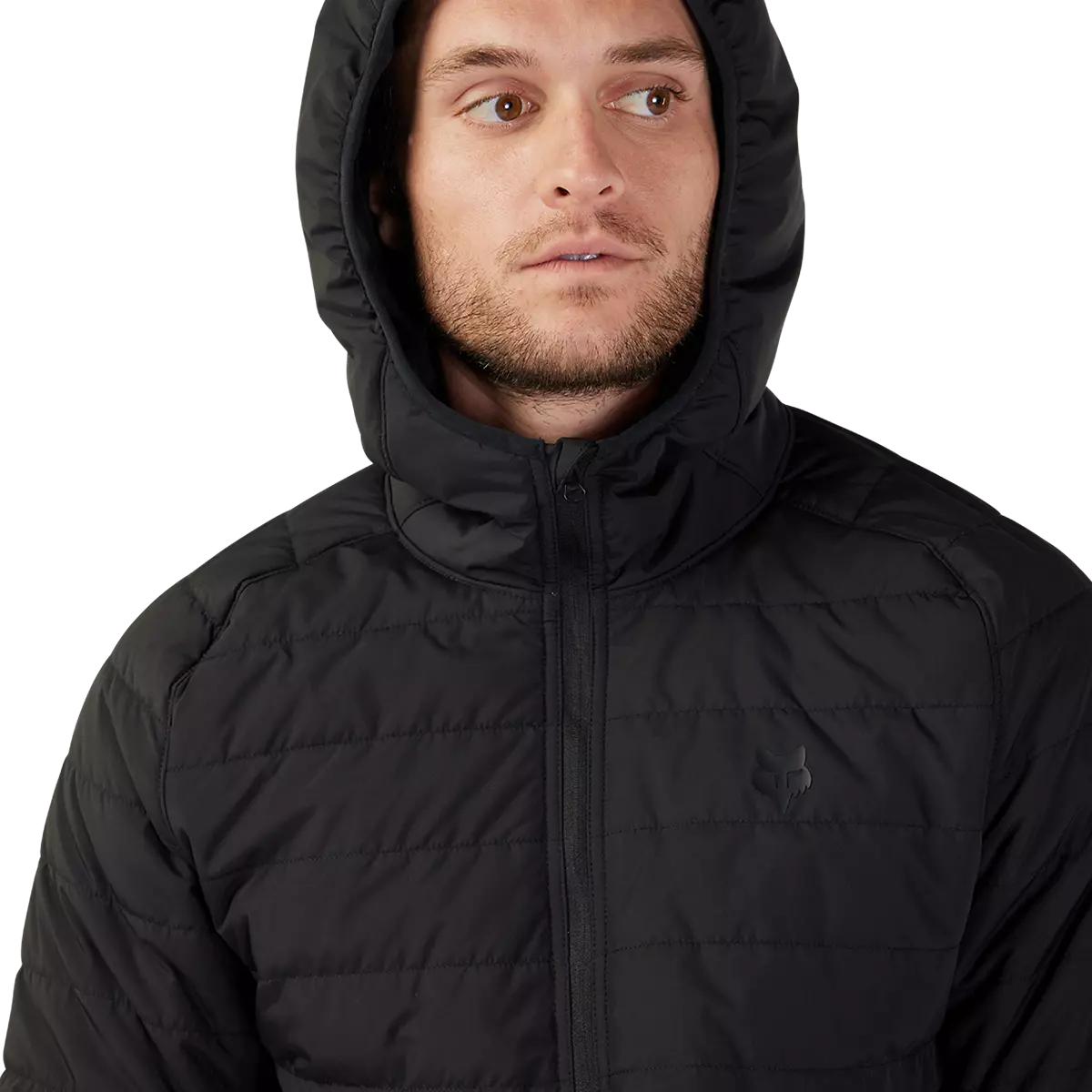 Fox Racing - Howell Hooded Puffy Anorak (31822)-Black (31822-001)